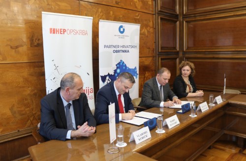 Nastavak uspješne suradnje Hrvatska obrtničke komore i HEP Opskrbe