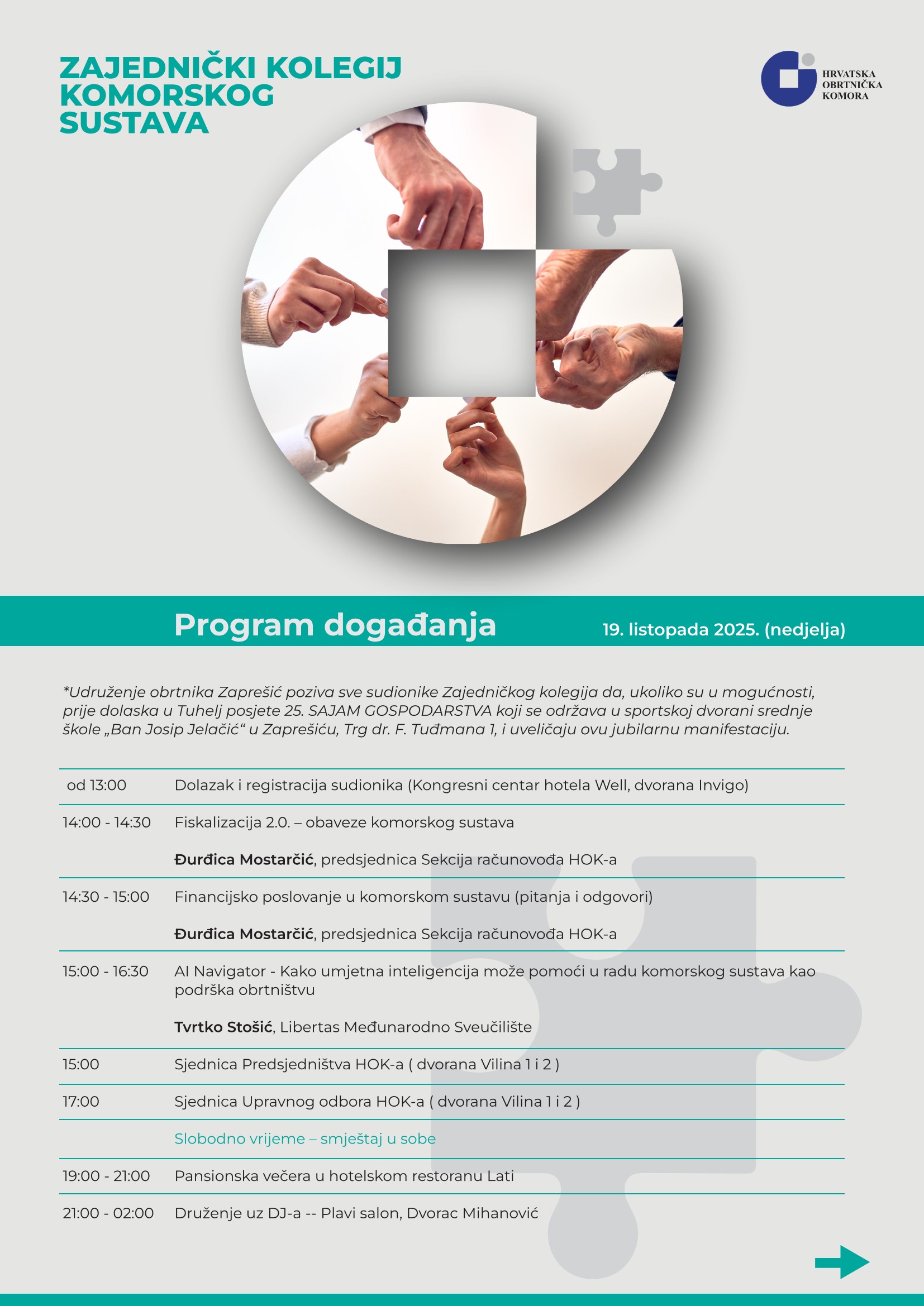 Program kolegij tajnika 1