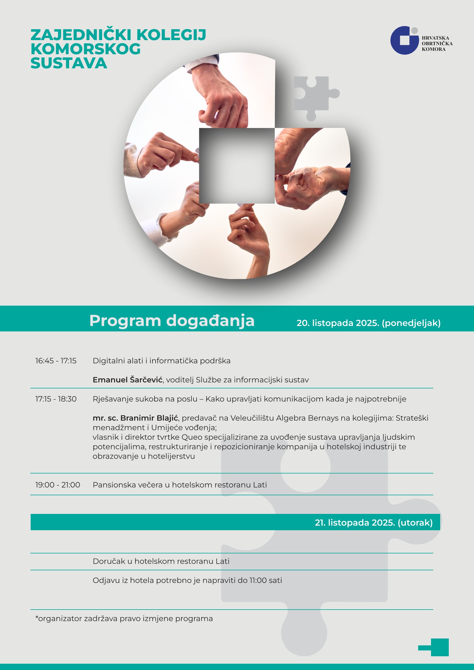 Program kolegij tajnika 4