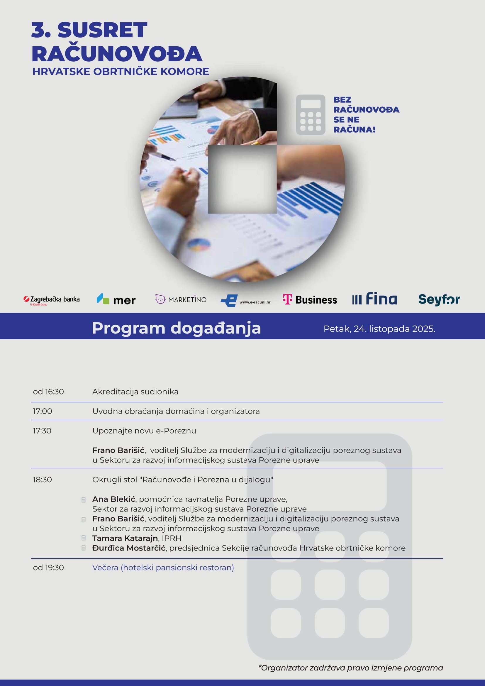 Program 3. Susreta računovođa