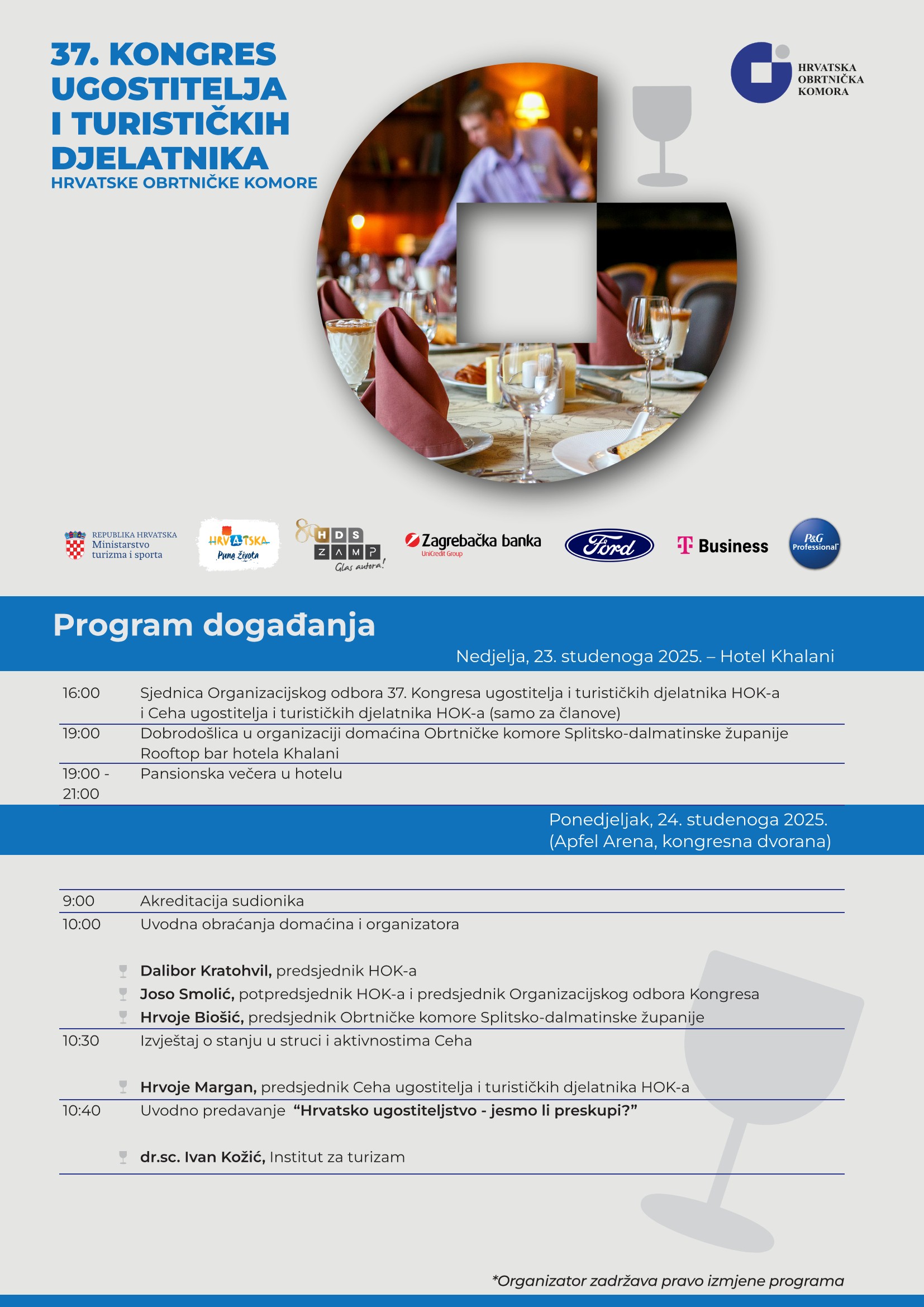 Program_37. Kongres ugostitelja i turističkih djelatnika HOK-a_1