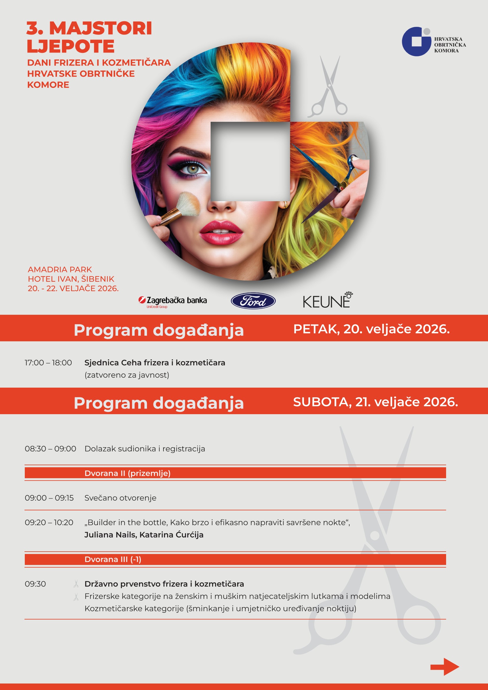 Program Majstori ljepote 2026