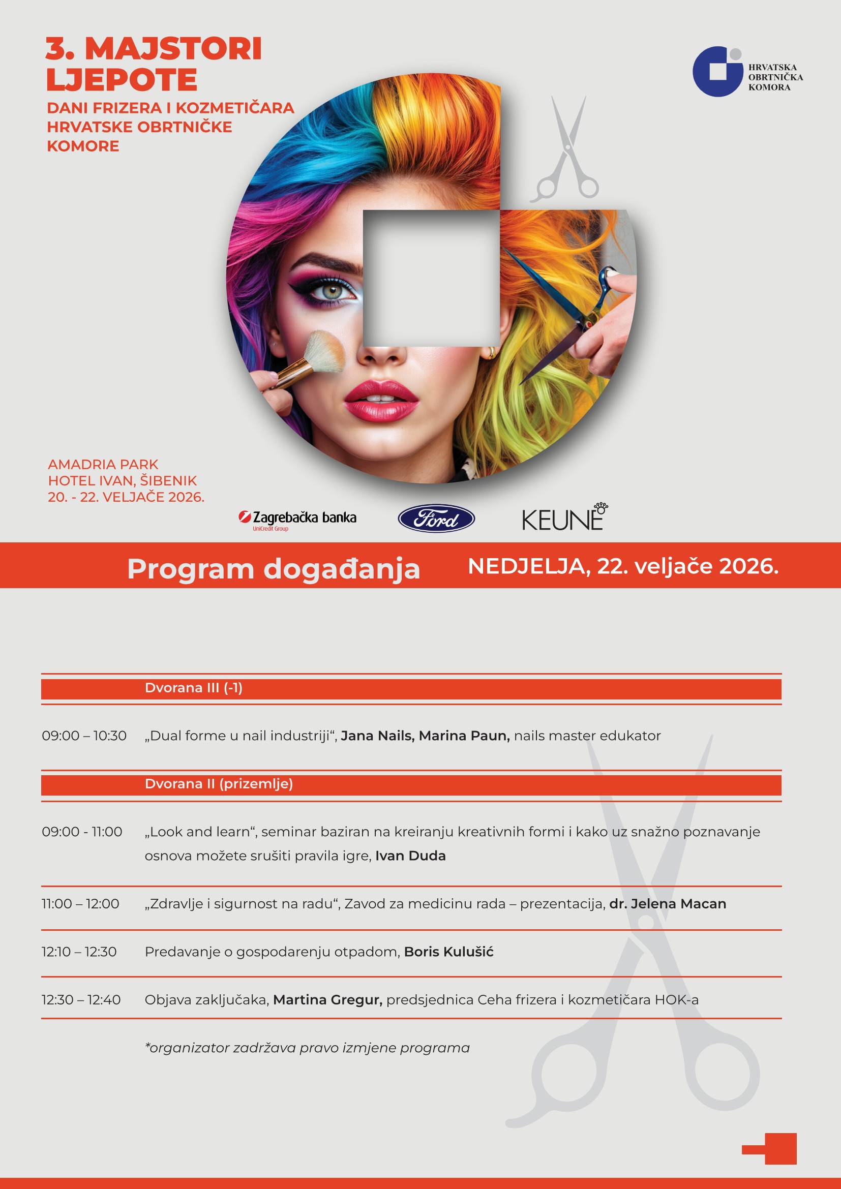 Program Majstori ljepote 2026