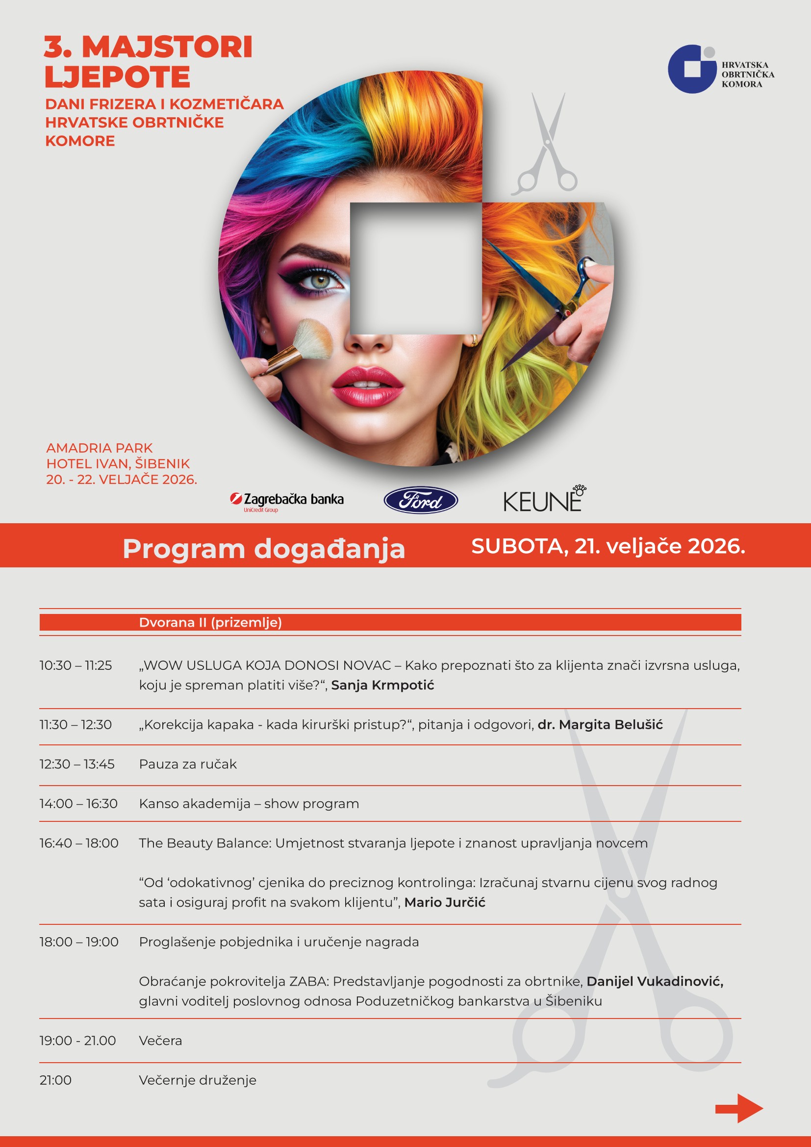 Program Majstori ljepote 2026