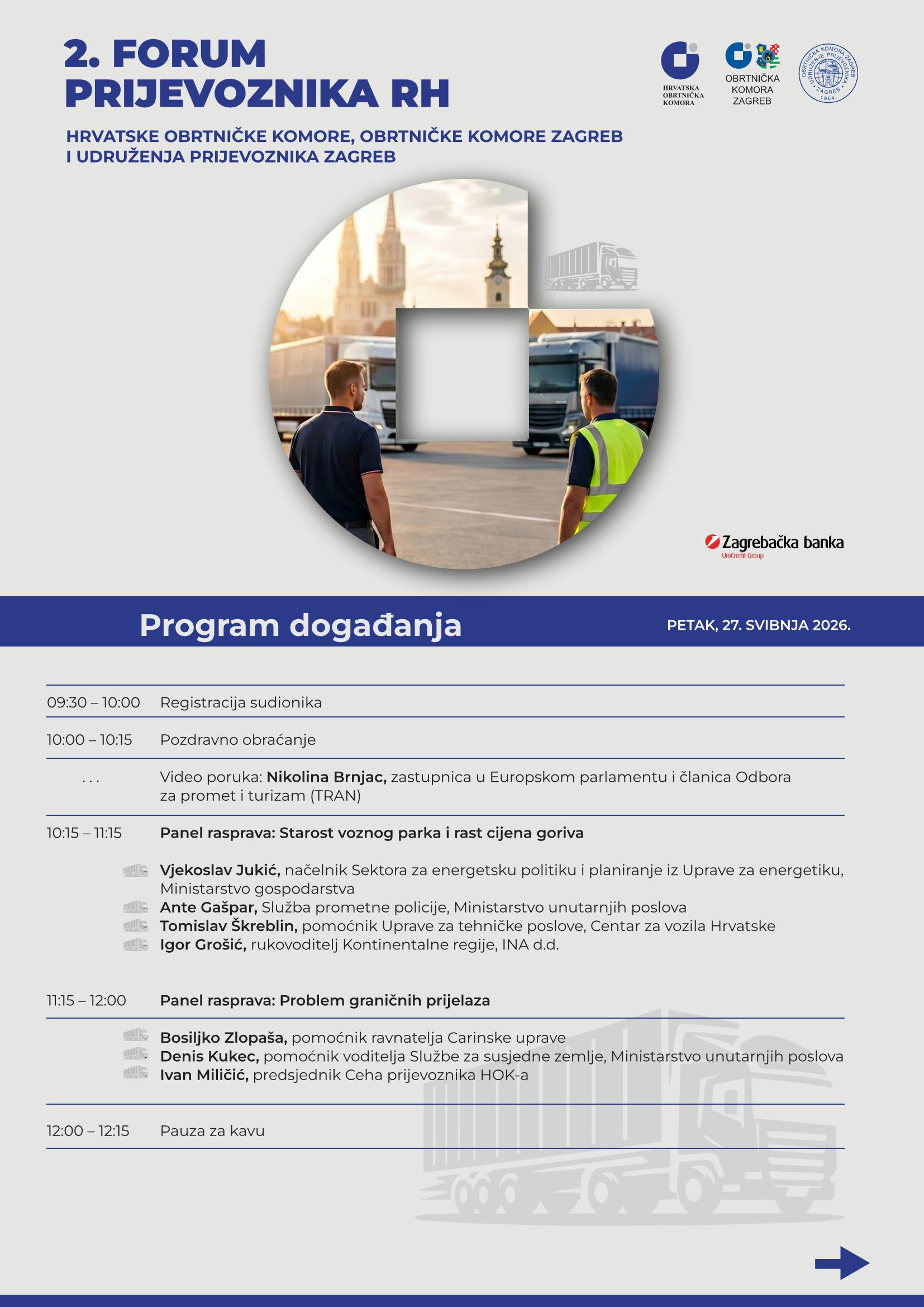 PROGRAM 2 FORUM PRIJEVOZNIKA RH