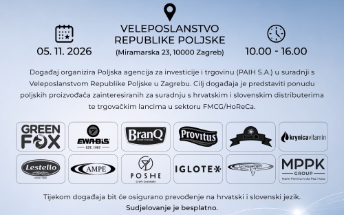 Poslovna misija poljskih proizvođača iz sektora FMGG/HORECA u Zagrebu